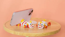 Articulate (Movable) Lion Dance Mascot Phone Holder